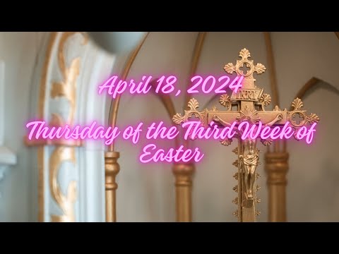 Thursday Rosary • Luminous Mysteries of the Rosary 💚 April 18 , 2024 VIRTUAL ROSARY - MEDITATION