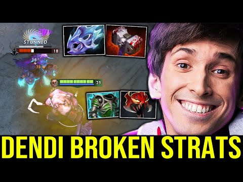 DENDI MOST BROKEN STRATEGY ON PUDGE 7.31D ► NEW Meta Pudge Crazy Build!