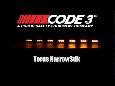 Slide 2 - Code 3 NarrowStik, 47" 8 Amber TRS3 Torus heads (video)