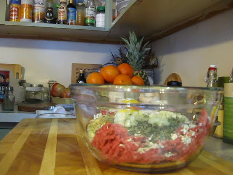 Stuffed Mushrooms/Meatballs made with oatmeal - Video...