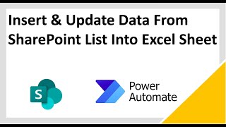 Download the video "How To Insert And Update Data From SharePoint List Into Excel Sheet | Hindi"
