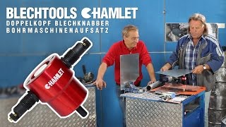 Blechtools Hamlet Blechnibbler 2015 - der Bohrmaschinenaufsatz