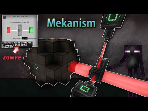 Minecraft Mechanism (ATM7): Fusion Reactor with Deuterium, Tritium and D-T Fuel Tutorial (German)...