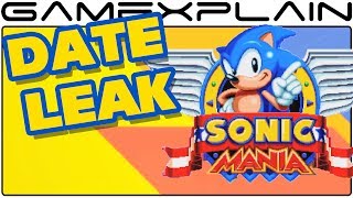 Sonic Mania Release Date Seemingly Leaked on Steam Store