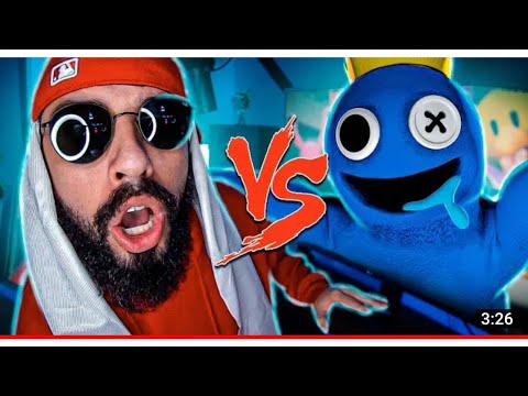 azul babão do Roblox ( Raibow friends) VS Mussoumano