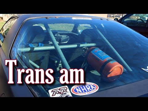 Trans Am Video - First Drive after Roll Bar Install