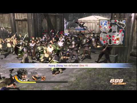 Shu Story Mode Stage 3-1 (2) Battle of Mt. Dingjun Dynasty Warriors 7 HD