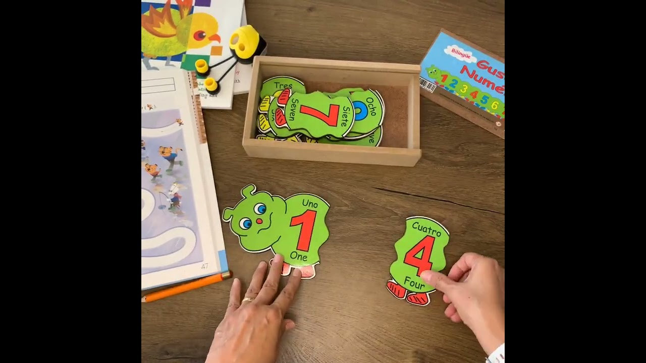 Gusano numerico rompecabezas