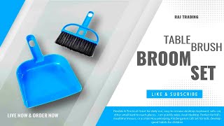 Mini Dustpan Supdi with Brush Broom Set for Multipurpose Cleaning Laptops, Keyboards (RAJ TRADING)