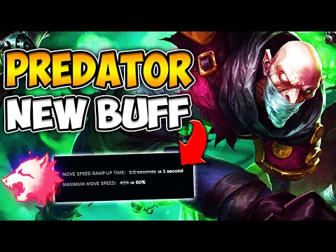 RIOT BUFFED PREDATOR AND SINGED IN THE SAME PATCH (HUGE) - League of Legends