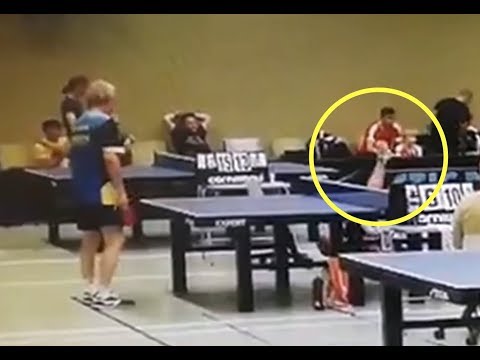 Good save after a net ball - Pekka Korva VS.  Leif Cruuka (31.8.2019)