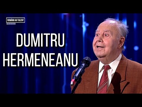 FABULOS la 85 de ani | Dumitru Hermeneanu si „Iepurele cherchelit” numai la Românii au Talent!