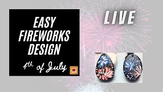 EASY Fireworks Designs Done in Gel Polish Plus A Giveaway | Resin Crafts | Nail Techniques