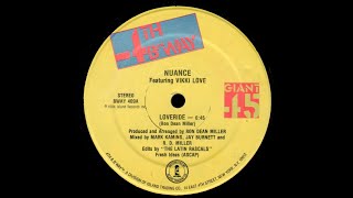 Nuance Featuring Vikki Love - Loveride - Vocal '84