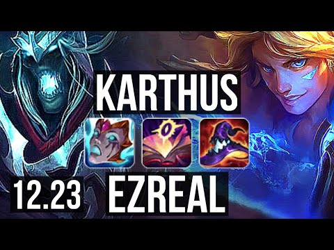 KARTHUS & Nami vs EZ & Nautilus (ADC) | 15/1/8, Quadra, 1300+ games, Legendary | EUW Master | 12.23