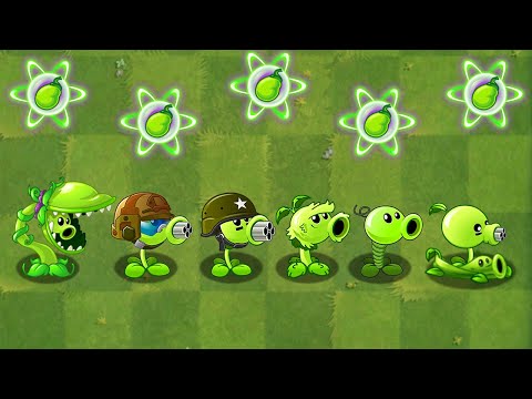 Plants VS. Zombies 2 Mod Pharaoh Zombie VS All Green Peashooter Power up! WIN The Game!