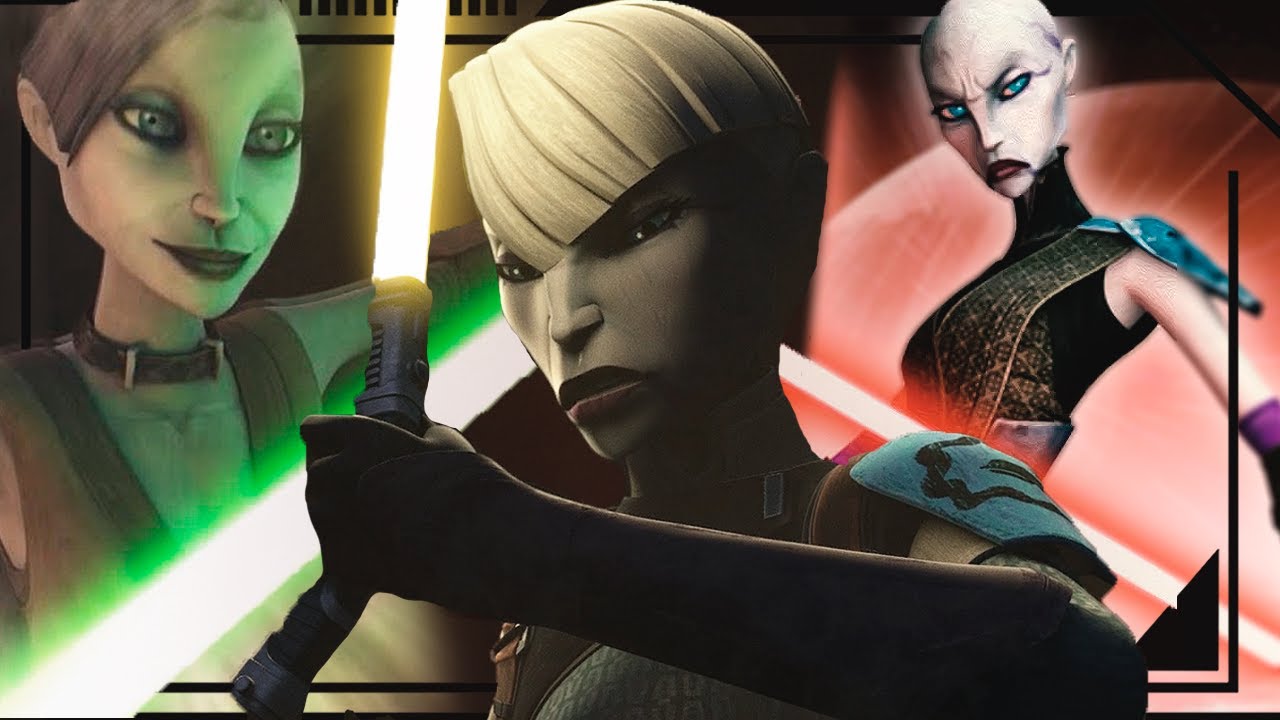 A EVOLUÇÃO DOS SABRES DE LUZ DE ASAJJ VENTRESS! + A ORIGEM DO SABRE AMARELO! - Star Wars