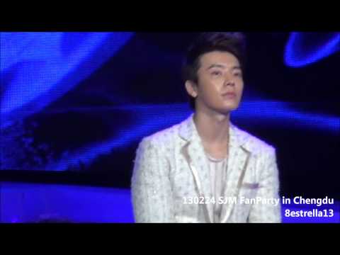 【Donghae Fancam】130224 SJM FanParty Chengdu ～Good bye my love～