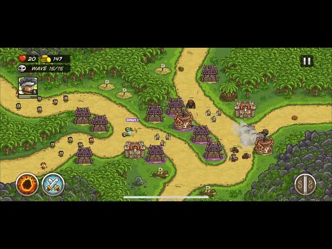 Kingdom Rush Frontiers - CRIMSON VALLEY - How To Get 3 Stars First Try on Level 7 Crimson Valley