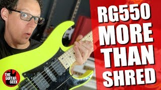 Video thumbnail for Ibanez RG550-DY - Guitar Review - Not just a SHRED machine by TheGuitarGeek