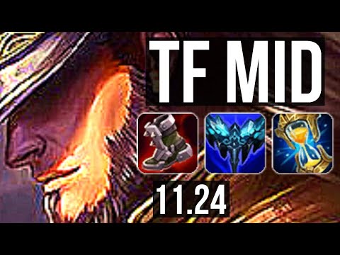 TWISTED FATE vs PYKE (MID) | 1/1/8, 1.3M mastery | EUW Master | 11.24