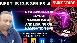 Download the video "Next.js 13.5 Series 4: New App router, Layout, Making new pages and linking them. #nextjs 13.5"