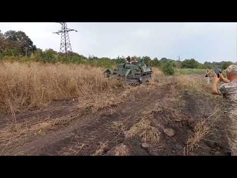 German provided Wisent-1 mine clearing vehicle at work in Ukraine