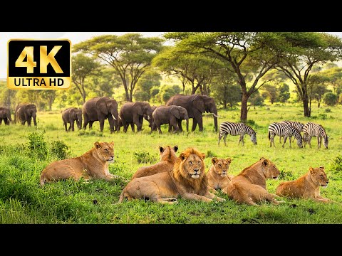 Peaceful African Wildlife in 4K | Calm Animal World in Nature