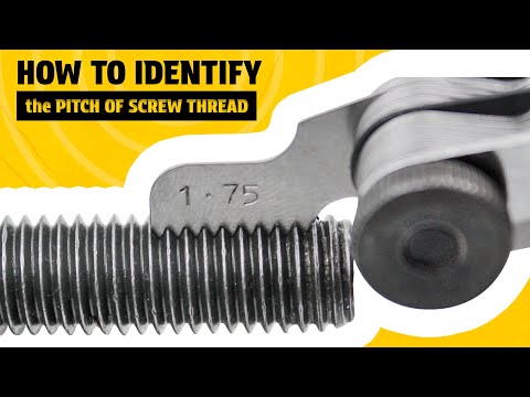 How To Identify The Pitch Of Screw Thread  | CUTHARD |  Thread pitch gauge | Engineer must know