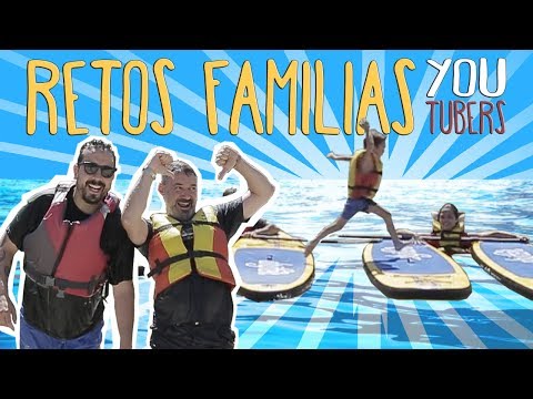 JUEGOS DE AGUA ¡EXTREMOS! sobre el río // Juegos y Juguetes en familia piscina