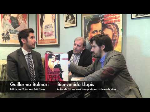 Bienvenido Llopis, autor de 'La censura franquista en el cartel de cine'. 15-4-2014