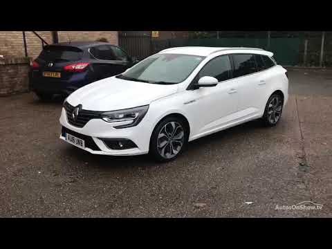 AU18UNB RENAULT MEGANE SIGNATURE NAV DCI WHITE 2018, MC Glyn Hopkin Chelmsford Renault