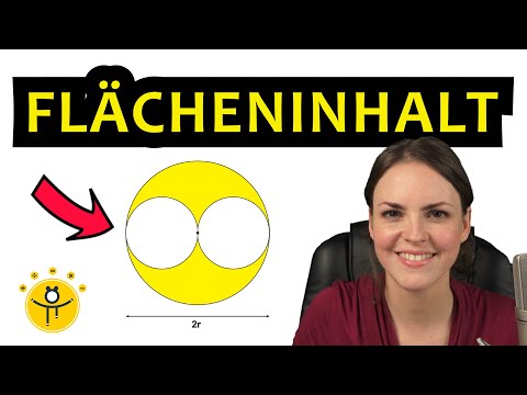 FLÄCHENINHALT einer KREIS FIGUR berechnen – Formel aufstellen Kreisfigur