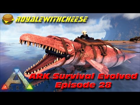 ARK Survival Evolved E28 Tame a Wooly Rhino, Eat a Fail Sandwich, Then Tame a Basilosaurus!