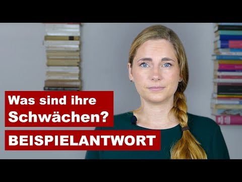 Vorstellungsgespräch: Was sind Ihre Schwächen? | Beispielantwort