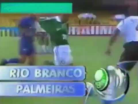 RIO BRANCO (4) 2 x 2 (5) PALMEIRAS  - Campeonato Paulista 2001 (CHAMADA REDE GLOBO)