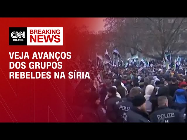 Veja avanços dos grupos rebeldes na Síria | AGORA CNN