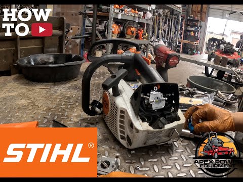 How-to Replace the Carburetor on a #stihl  MS 194T #chainsaw