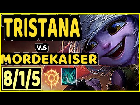 EVROT (TRISTANA) vs MORDEKAISER - 8/1/5 KDA MID GAMEPLAY - BR Ranked GRANDMASTER