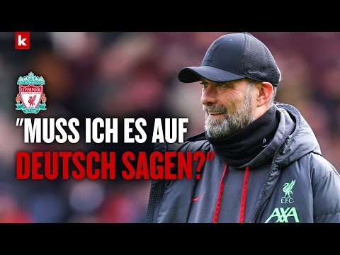 Klopp über seinen Abschied: "Man wird sofort viel schlechter"
