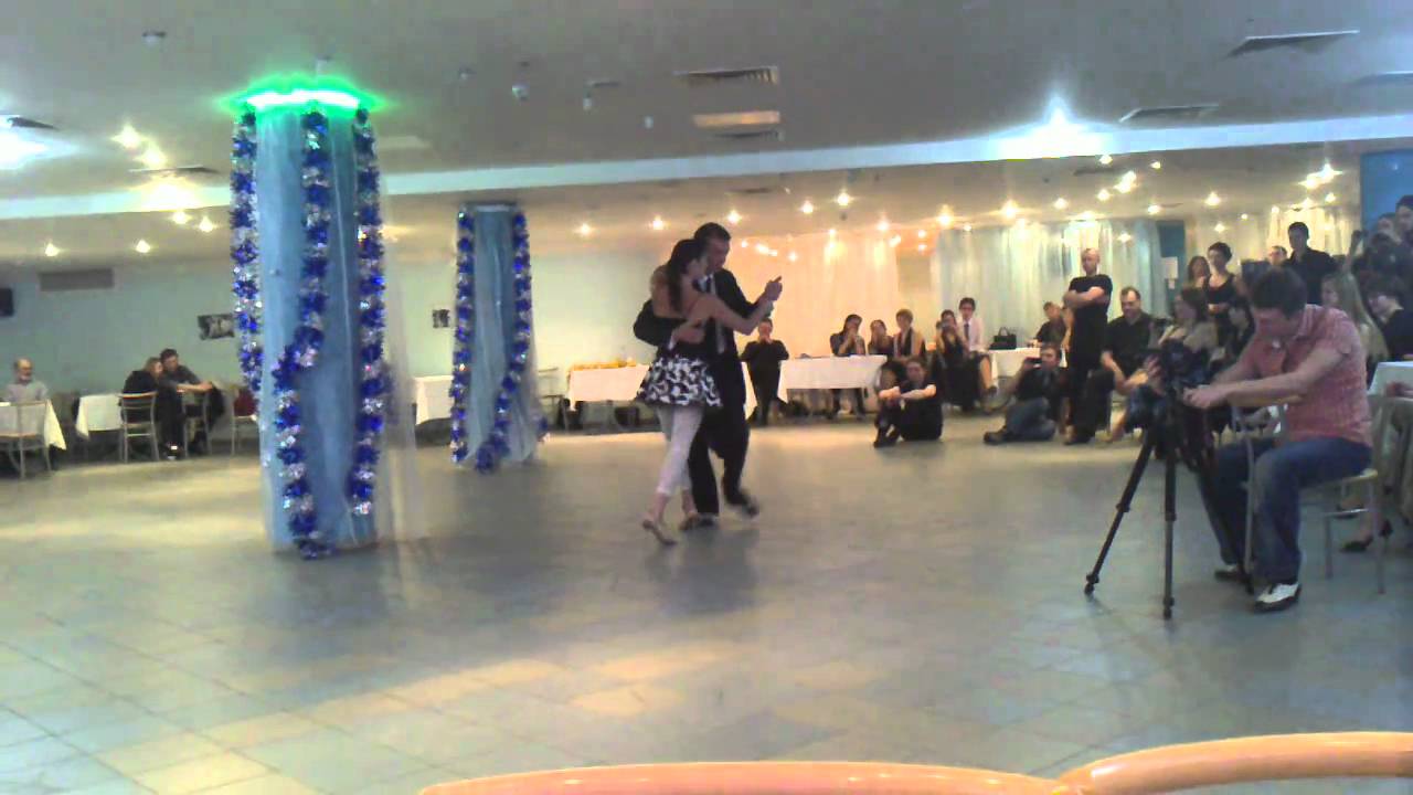 Sebastian Posadas y Eugenia Eberhardt. Classes 1. White Tango Festival in Moscow 2010.