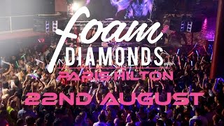 Paris Hilton Foam amp Diamonds  Amnesia Ibiza 082015