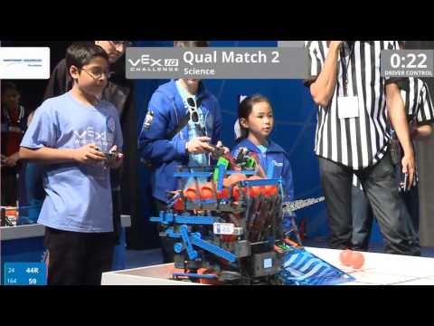 VEX Worlds 2016 - VEXIQ Middle School - Science - Qual 2 (44R 59) 106