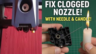 How I Fixed a Clogged Nozzle and Removed Stuck Filament in My Anycubic 3D Printer