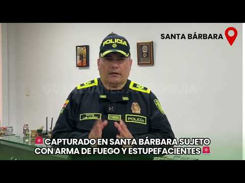 “C@PTUR@D0 EN SANTA BÁRBARA SUJETO CON @RM@ DE FU3G0 Y 3STUP3FAC1ENT3S”