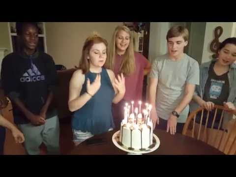 Johanna's 16th Brithday Party - Happy Birthday Cake