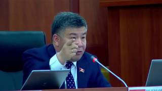 Шыкмаматов Баш прокурорго катуу айтты.