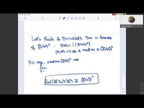 CTNT 2022 - 100 Years of Chebotarev Density (Lecture 1) - by Keith Conrad