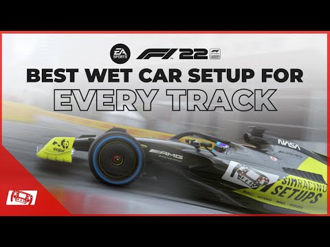 F1 22 Best Wet Car Setup For Every Track - All Wet Setups!