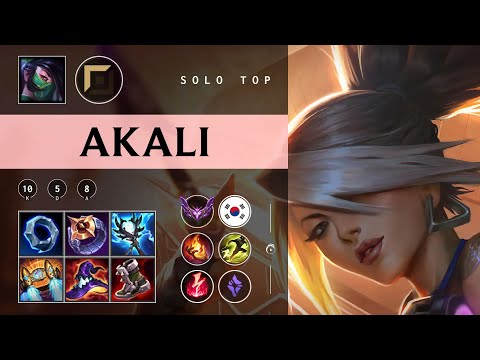 Akali Top vs Kalista - KR Master Patch 25.24